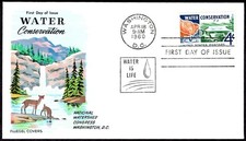 #1150 4&cent; Water Conservation April 18 1960 Washington DC, Fluegel Cachet