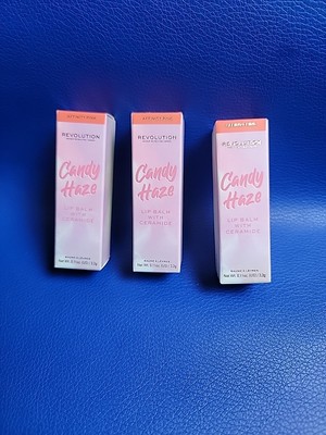Lipstick Balm, 3 Revolution Candy Haze Affinity Pink #T265 0.11oz 3 Pack 