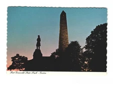 Fort Griswold State Park Groton CT vintage postcard unposted