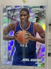 2014-15 Panini Prizm Joel Embiid RC #33 SP Variation Silver 76ers Rookie Card ?. rookie card picture