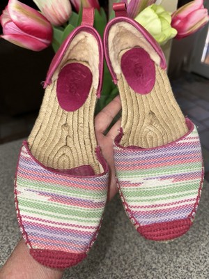 Ugg Libby Serape Espadrilles Women s Size 5 Canvas Uppers Espadrille Soles