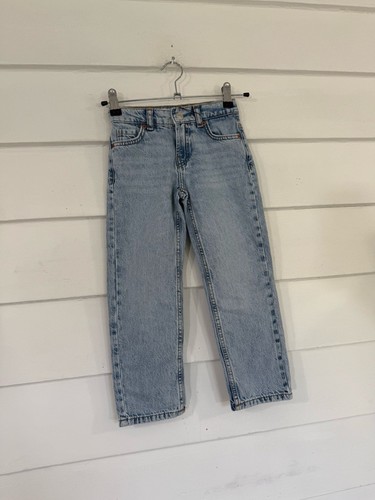 New ZARA Kids Original Fit Blue Straight Jeans Denim Size 6 Years Y1036B - Picture 9 of 19