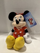 Disney Minnie Mouse 11" Plush Doll Stuffed Red Dress Classic Toy Girls Gift New