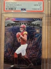 2024 Panini Prizm - Fireworks Jayden Daniels #24 (RC)