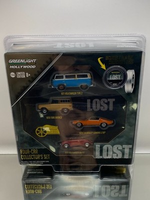 GREENLIGHT HOLLYWOOD 59040-A LOST FOUR CAR COLLECTOR'S SET -1:64- GOOD IN BOX