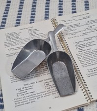 2 - Vintage Cast Aluminum Dry Goods, Grain, C...