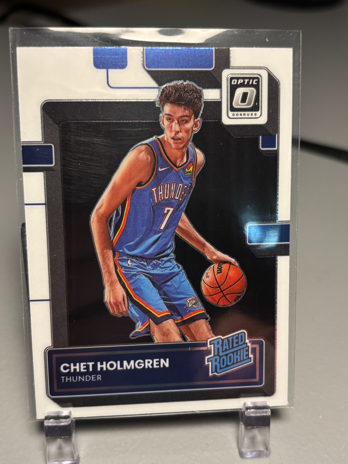 2022-23 Panini Donruss Optic Rated Rookie Chet Holmgren #208 (RC) OKC Thunder