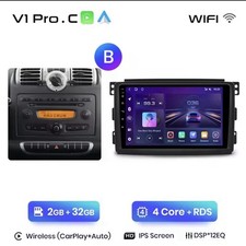 Autoradio Smart Fortwo 451  2005-2010 2G+32GB CarPlay-AndroidAuto Wireless.