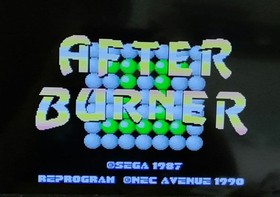 After Burner 2 Sega Saturn with Spine Card and Manual Sega Ages JAPAN Used