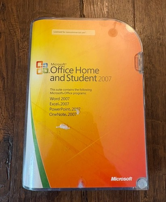 #ad Microsoft MS Office Home and Student 2007 Word Excel PowerPoint OneNote W Key $25.00