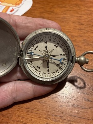 Vintage Taylor USA Gydawl Compass With Needle Lock