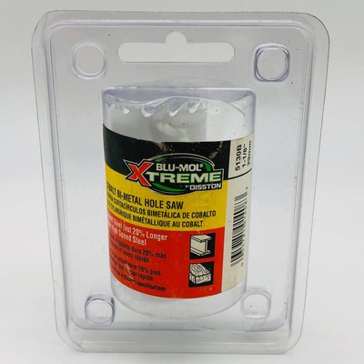 Blu Mol Xtreme 5130B Hole Saw 1-1/8'' / 29mm Cobalt Steel Bi-Metal Cats Eye Open
