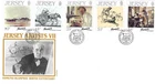 Jersey Comm/FDC -  Jersey Artists VII - 1986 (JES290)