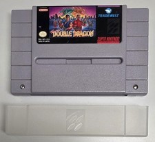 Super Double Dragon (Super Nintendo, SNES) Authentic & Tested Cartridge