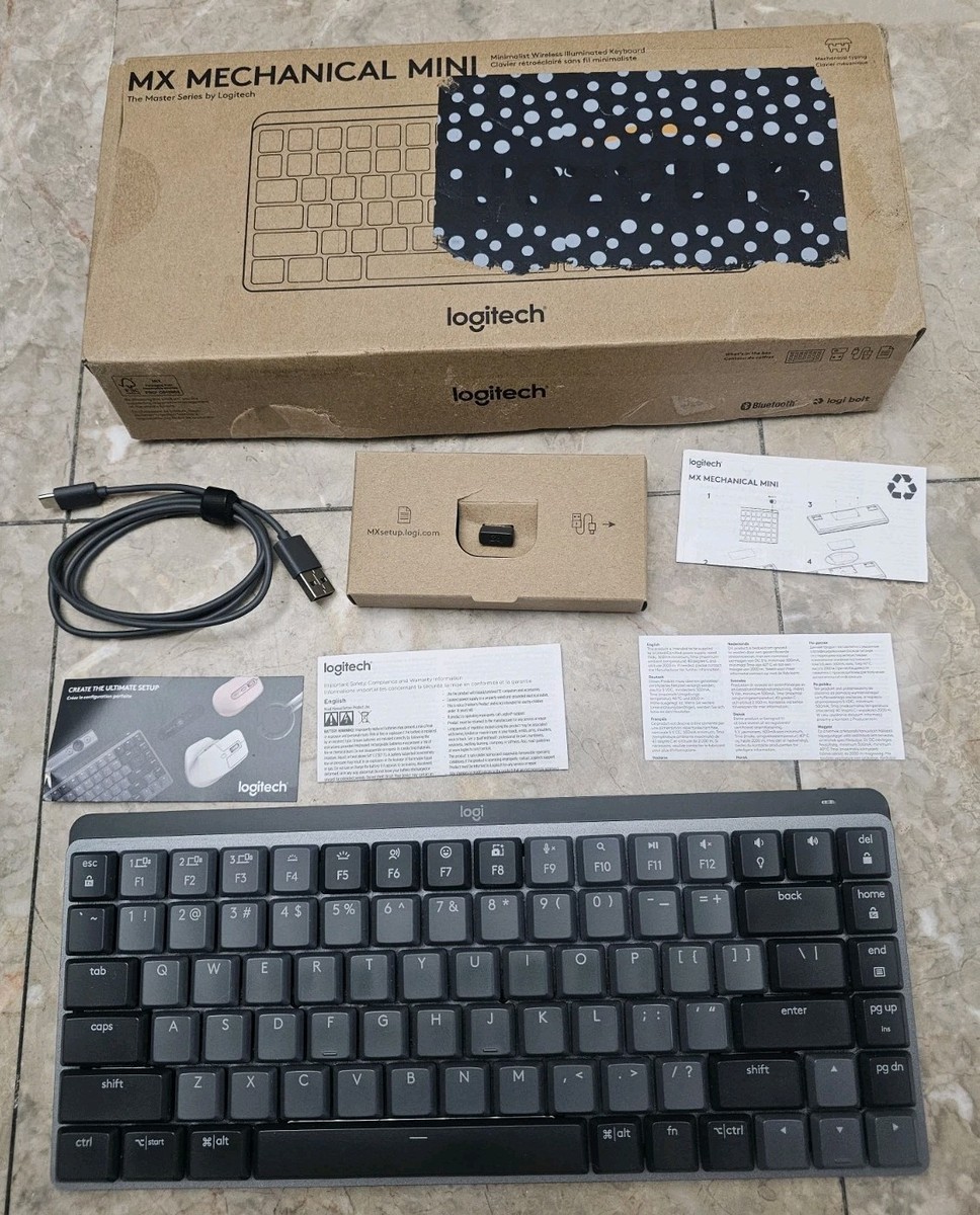 Logitech MX Mechanical Mini for Mac Wireless Keyboard YR0081 Logitech MX Mechanical Mini for Mac Wireless Keyboard YR0081