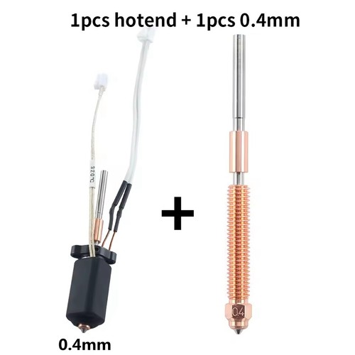 Upgraded Hotend Kit For Creality Hi Combo Hardened Steel All-In-One Nozzle 0.4mm - Afbeelding 17 van 18
