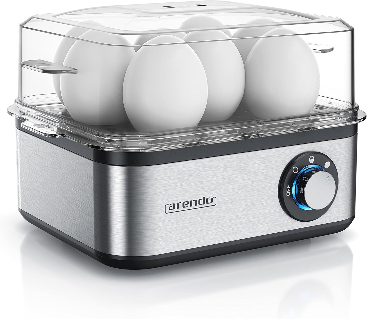 OFFERTA Cuociuova Acciaio Inox - Bollitore Elettrico 8 Uova 500W Prezzo Shock
