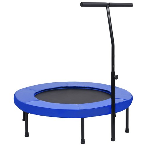 Trampolino fitness per adulti e bambini con maniglia regolabile, Mini