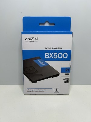 2TB Crucial BX500 - 2,5 Zoll SATA SSD ''Brandneu Versiegelt''
