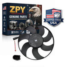 Radiator Cooling Fan Assembly Fit For 2005-2015 Volkswagen Jetta 2.5L