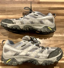 Merrell Women Shoe Size 11 Hiking J06026 MOAB 2 Granite Waterproof Camping Walk
