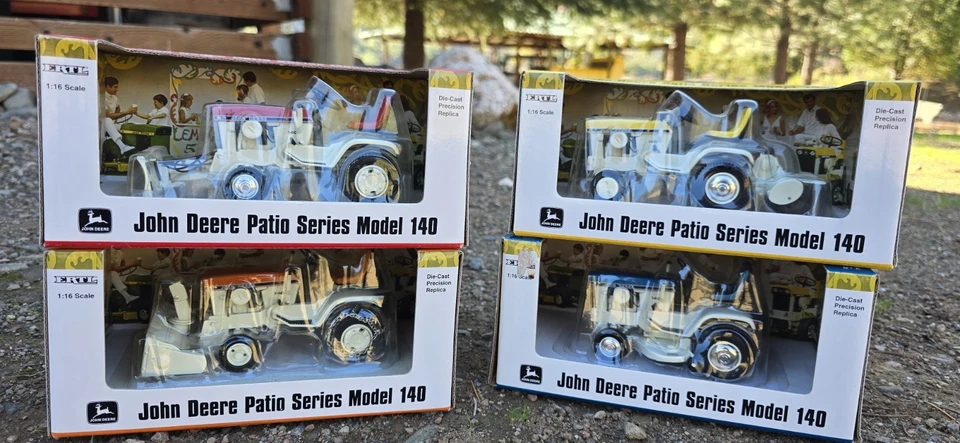 *TRACTORES DE JUGUETE COLECCIONABLES Escala 1/16 JOHN DEERE Serie Patio Modelo 140 Precisión Foto 2 de 4