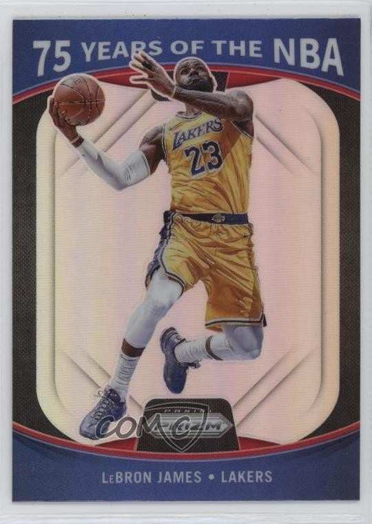 2021-22 Panini Prizm Optic 75 Years of the NBA LeBron James #1 0u5i