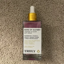 Truly BUNS OF GLOWRY  Tighten & Glow Butt Serum 3.4 Fl Oz NEW