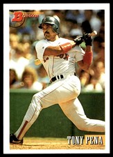 Tony Pena 1993 Bowman #439 Boston Red Sox MLB READ FREE SHIPPING AutographDen