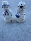 Vintage Shawnee Pottery Salt & Pepper Shakers Sailor Boy and Girl Look Brand New