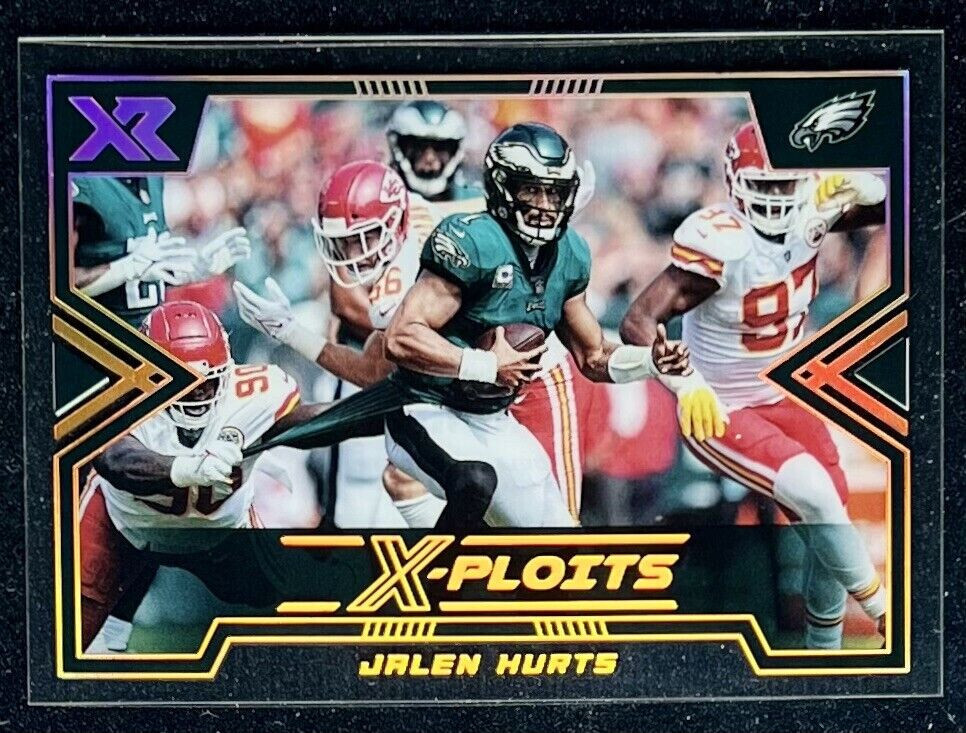 JALEN HURTS 2022 Xr X-PLOITS SSP CASE HIT #XP-7 PHILADELPHIA EAGLES ACETATE