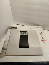 Digital Bathroom Scale White/Black - Taylor