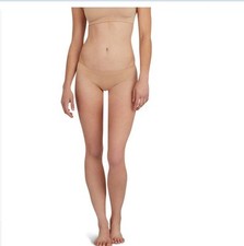 Danskin 1312 Women's Size Small 4-6 Nude Seamless Low Rise Thong Panty