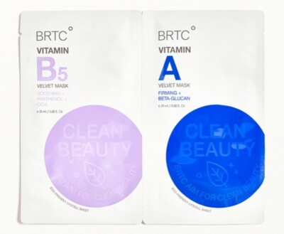 Set of 2 BRTC° Vitamin Velvet Masks NEW
