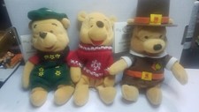DISNEY BEAN BAG PLUSH WINNIE THE POOH Set of Three