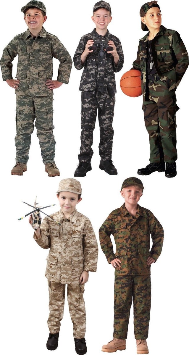 Rothco Kids Camouflage BDU Shirt Childrens Army Fatigues Coat