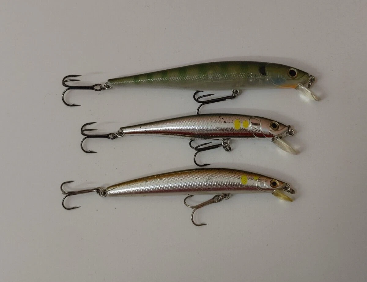 (3) Daiwa TD Minnow Jerkbait Fishing Lures Lot of 3