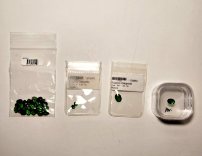 Chrome Diopside Various Sized Gemstones 20.00CTW 7x5MM + 8x6MM + 9x7MM + .55 CTS