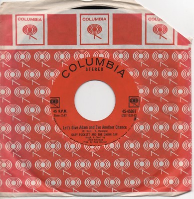 GARY PUCKETT AND THE UNION GAP lets give adam and eve another chance 70 COLUMBIA