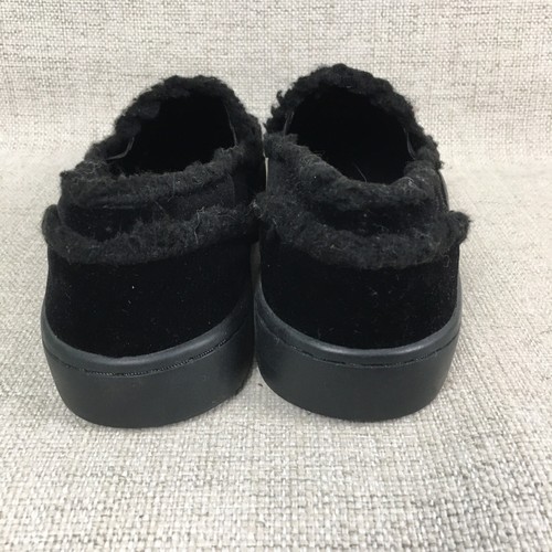 LOGO By Lori Goldstein Shoes Womens 6.5 Libby Slip On Loafers Velvet Black - Picture 4 of 6