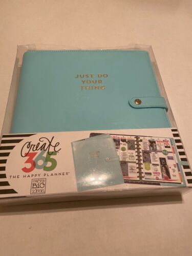 me & my BIG ideas CODL-04 Create 365 The Happy Planner Big Deluxe Cover, Blue