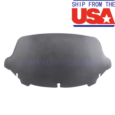 #ad 10.5quot; Smoke Windshield For Harley Touring Street Glide Electra Glide Ultra 14 22 $35.99