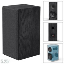 5.25" Woofer Single Bookshelf Speaker with 20mm Silk Dome Tweeter Home Theater