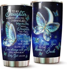 Daughter Tumbler - Gifts For 1 Count (Pack of 1), To My 1 