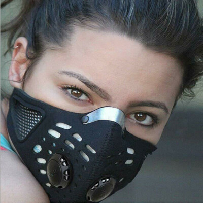Dust Masks with 5 Carbon Filters for Woodworking Outdoor Anti-Fog Breathable
