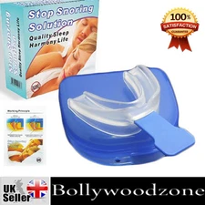 NHS ANTI STOP SNORING SOLUTION MOUTHPIECE DEVICE - Day or Night Sleep Aid