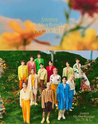 SEVENTEEN SECTOR 17 4th Repackage Album WEVERSE/QR Card+Holder+2