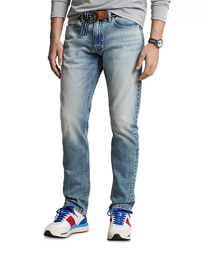 Polo Ralph Lauren Men's Jeans Team USA Active Taper Jeans in Blue