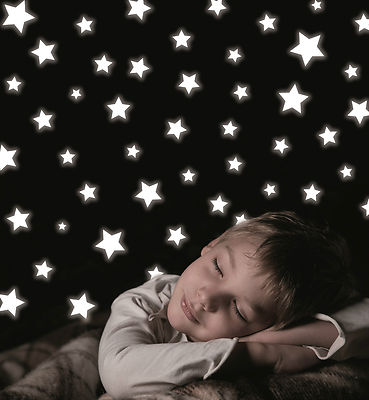 Leuchtsticker Leuchtsterne Wandsticker Sternenhimmel Wand Deko