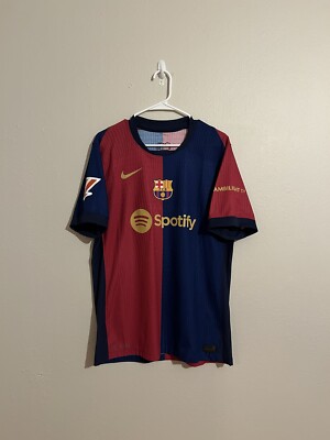 NIKE AUTHENTIC BARCELONA MATCH JERSEY 2025 DRI-FIT ADV LA LIGA PATCH FN8775-456